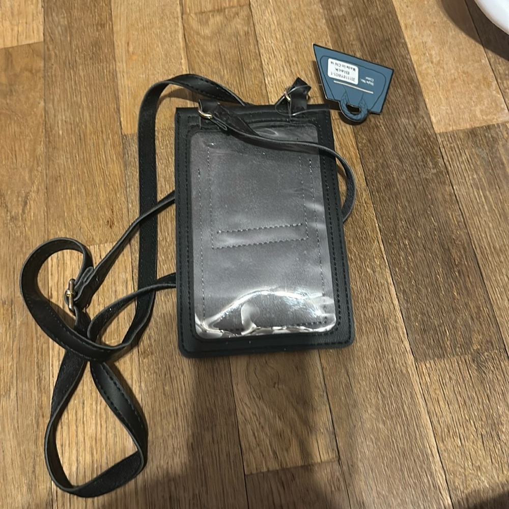 Leather phone holder